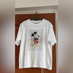 Uniqlo White Cotton T-Shirt